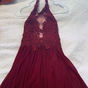 Jovani homecoming dress maroon